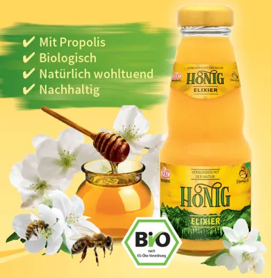 Bild: BIO Honig Elixier von Pölz Fruchtsäfte