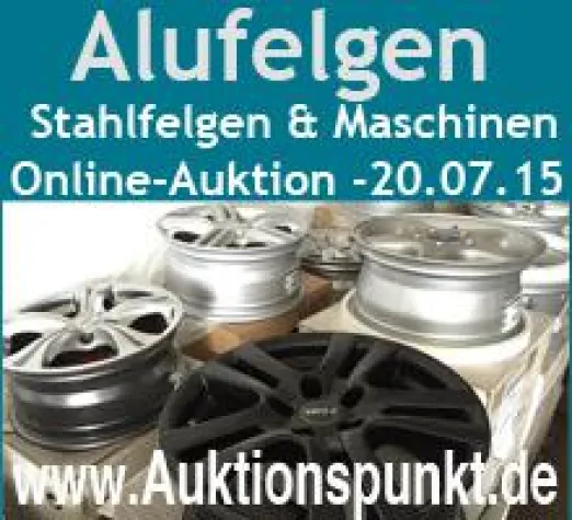 Bild: Felgenauktion am 20.07.2015 - Online-Termin-Versteigerung