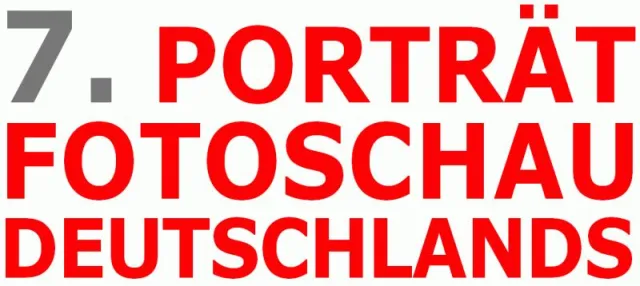 Bild: Wettbewerbsaufruf zur 7. PORTRÄTFOTOSCHAU DEUTSCHLANDS