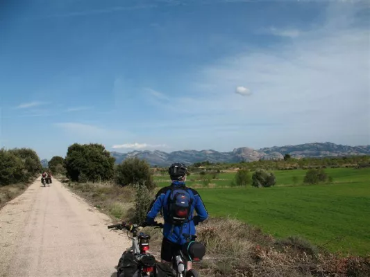 Bild: Radwandern auf spanischen Bahntrassen