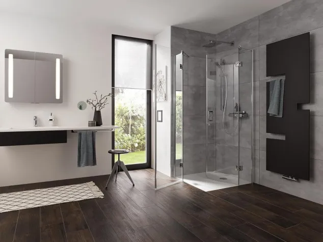 Ausgezeichnete Duschkabinenserie Aperto von HSK Bild: Ausgezeichnete Duschkabinenserie Aperto von HSK