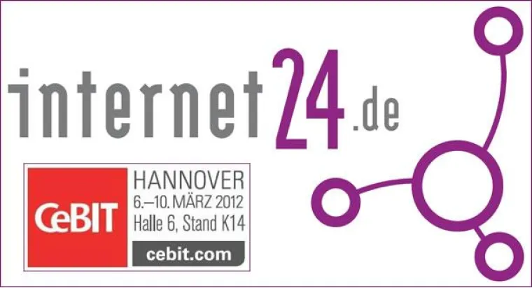 Bild: internet24 präsentiert individuelle Serverlösungen auf der Cebit 2012