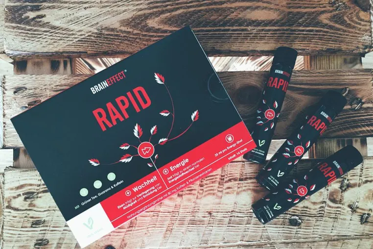 3 Koffeinquellen, 2-fache Wirkungsdauer ,1 Shot - BRAINEFFECT bringt neues Produkt RAPID heraus! Bild: 3 Koffeinquellen, 2-fache Wirkungsdauer ,1 Shot - BRAINEFFECT bringt neues Produkt RAPID heraus!