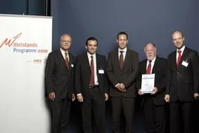 Bild: transresch im Rahmen des Mittelstandsprogramms 2010 ausgezeichnet
