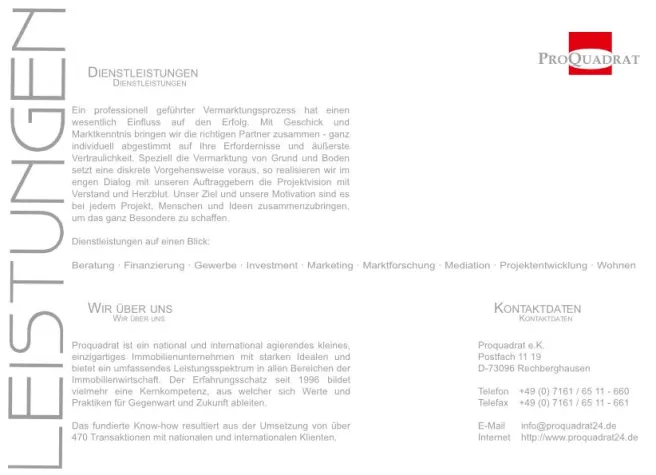 Bild: Proquadrat Immobilienmarktbericht 2011 – Stuttgart im Blick