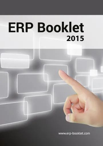 ERP Booklet 2015 veröffentlicht | 117 Anbieter im Vergleich Bild: ERP Booklet 2015 veröffentlicht | 117 Anbieter im Vergleich