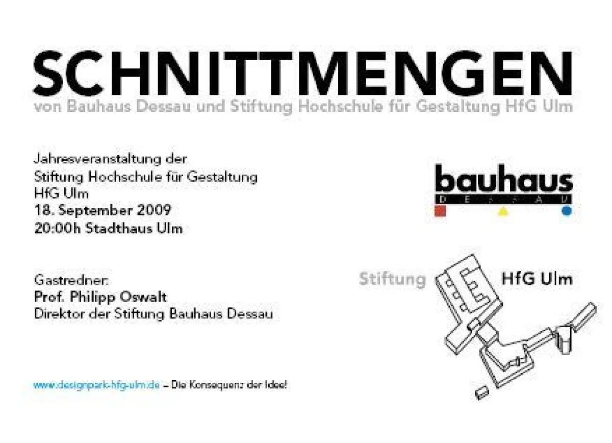 SCHNITTMENGEN von Bauhaus Dessau und Stiftung Hochschule für Gestaltung HfG Ulm