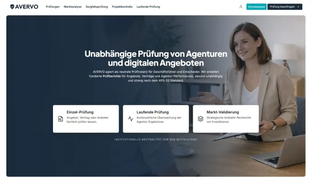 Bild: Schluss mit der „Blackbox Marketing“: AVERVO startet als erste neutrale Prüfinstanz für Agenturleistungen