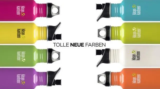 Bild: Neue Farben im Klean Kanteen Onlineshop von kanteen.de