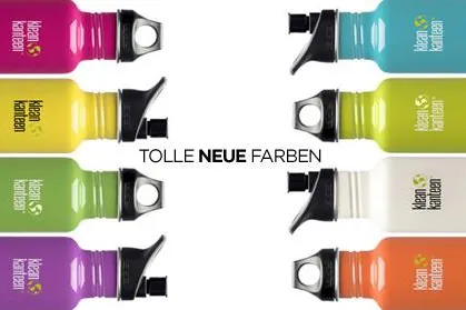 Bild: Neue Farben im Klean Kanteen Onlineshop von kanteen.de