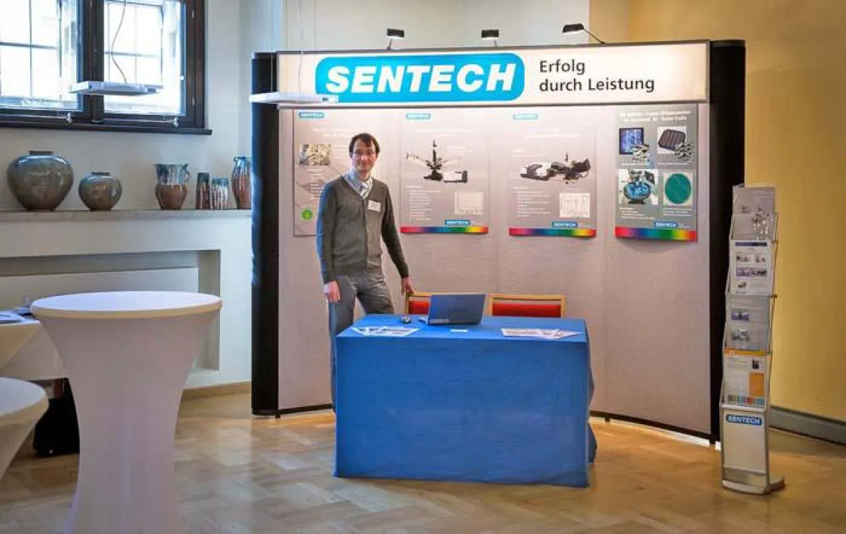 Ellipsometrie Workshop in Dresden - SENTECH Messestand