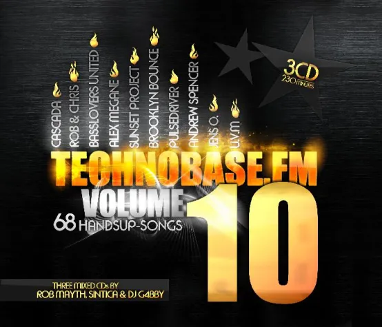 Bild: CD-Veröffentlichung: TechnoBase.FM Vol. 10