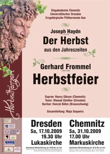Bild: HERBSTFEIER von Gerhard Frommel - eine chorsinfonische Rarität