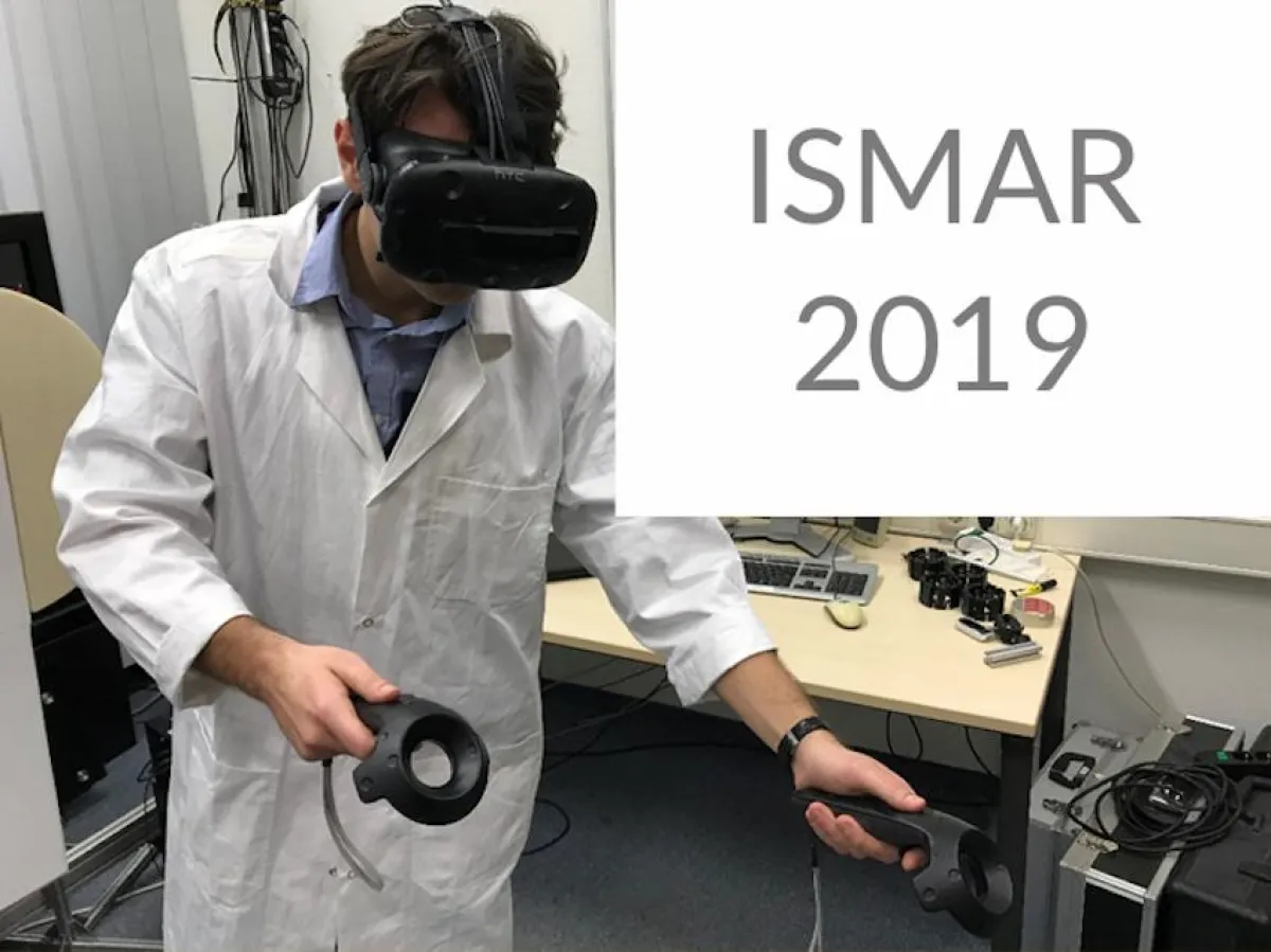 Fabrizio Palmas wird bei IEEE ISMAR 2019 Forschungsergebnisse zu Virtual Reality präsentieren