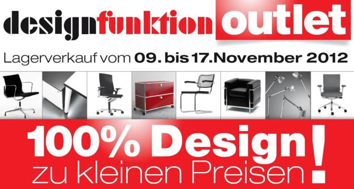 Große Namen - kleine Preise: wertstabile Design-Klassiker von designfunktion Essen.