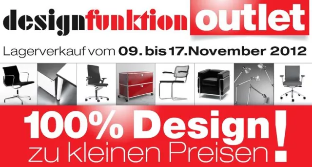 100% DESIGN im designfunktion Essen Design-Outlet Bild: 100% DESIGN im designfunktion Essen Design-Outlet