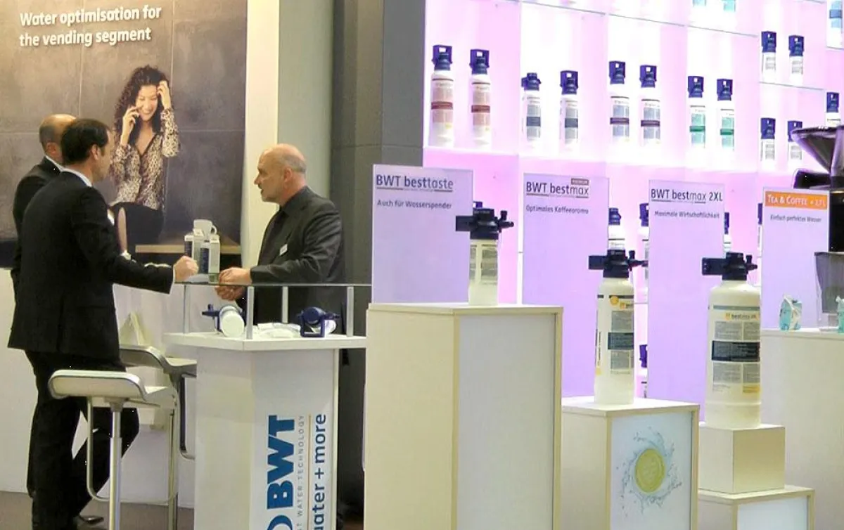 Wasserfilter für Vending-Automaten auf der Eu'Vend 2011