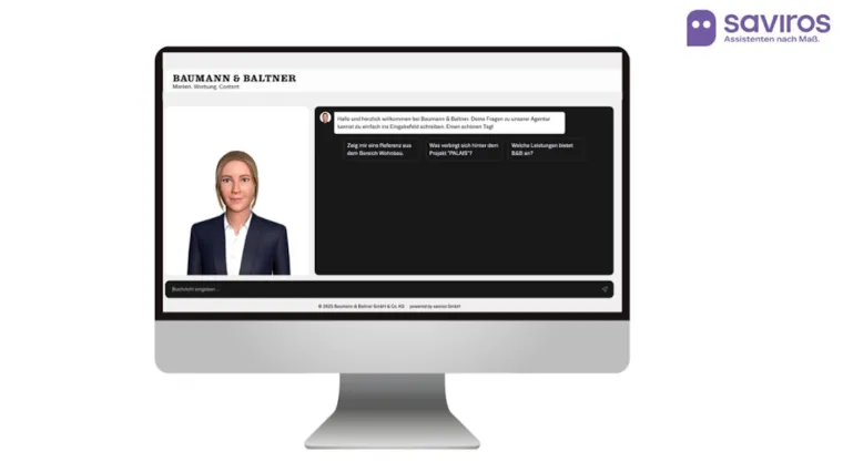 Bild: KI-Assistentin führt rund um die Uhr durch die Agenturwelt