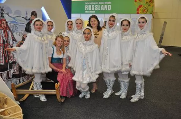 Bild: Stationen der Bayerischen Milchprinzessin auf der Internationalen Grünen Woche