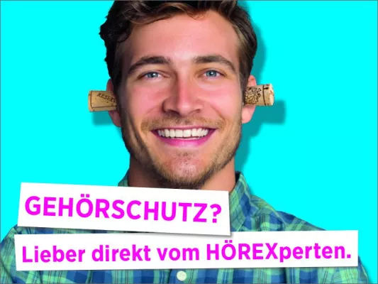 Tag gegen Lärm – HÖREXperten beraten zum Thema Gehörschutz Bild: Tag gegen Lärm – HÖREXperten beraten zum Thema Gehörschutz