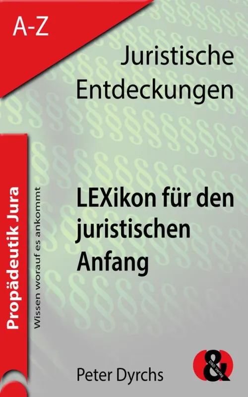 Neues eBook: LEXikon für den juristischen Anfang