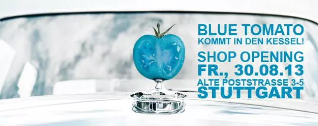 BLUE TOMATO kommt in den Kessel Bild: BLUE TOMATO kommt in den Kessel