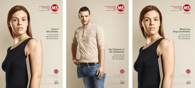 Bild: Neue Plakatkampagne sensibilisiert für Bedürfnisse von Menschen mit Multipler Sklerose