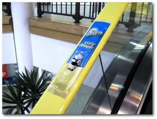 Bild: "rail ads" - das Werbemedium am Point Of Reach (POR)