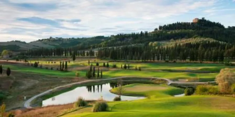 Bild: Neues Green in der Toskana: Lake Course bereichert Golfplatz des Tenuta di Castelfalfi