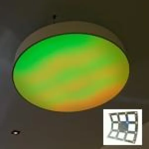 Bild: ComLED Project GmbH stellt die erste flexible Video LED Kachel vor