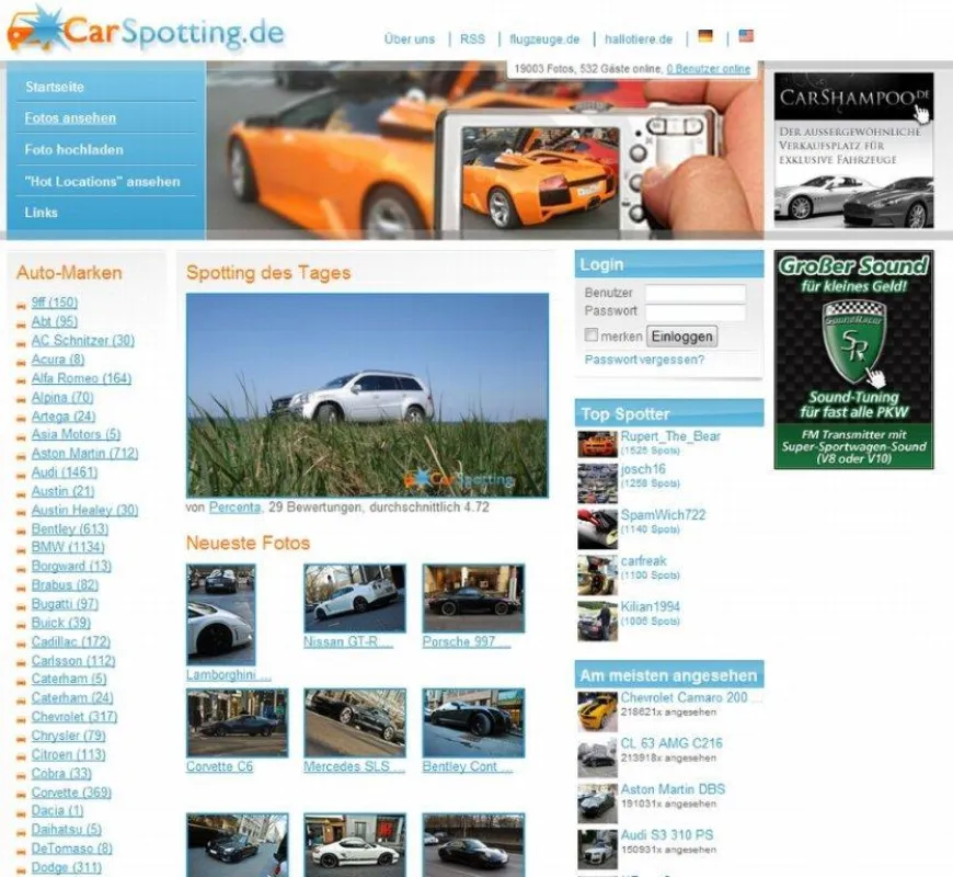 Ashampoo® versteigert die Foto-Community carspotting.de auf eBay®