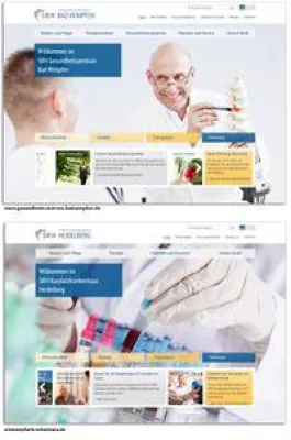 Bild: cyperfection realisiert zwei weitere Internetpräsenzen für die SRH-Kliniken