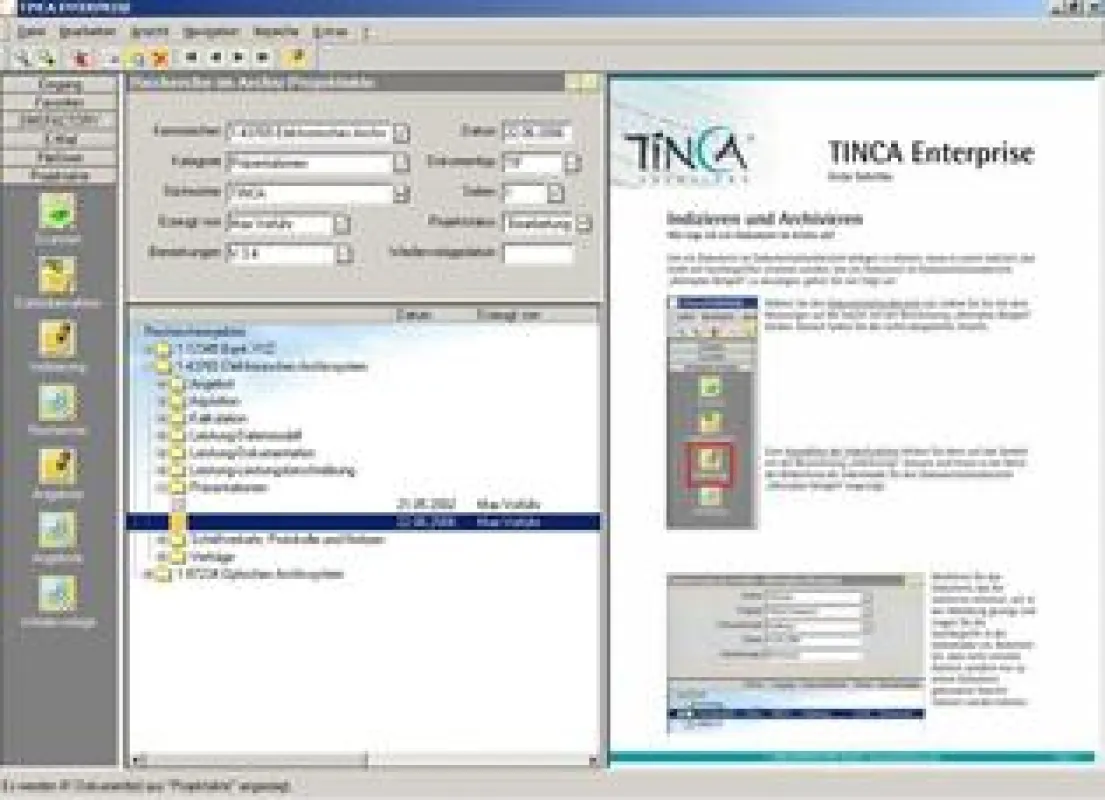 Bietet zahlreiche neue Features: Das neue Release 3.4 des Dokumenten Management Systems TINCA Enterprise
