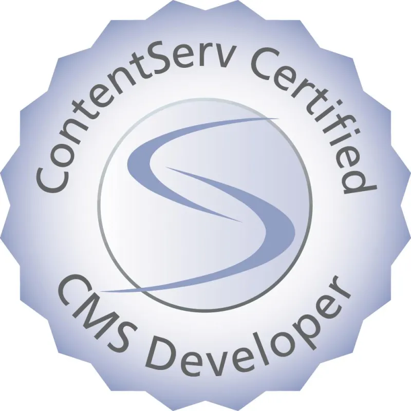 Zertifizierungs-Siegel der ContentServ GmbH