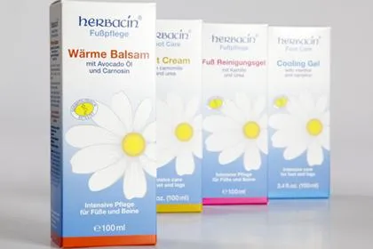 Bild: Herbacin cosmetic GmbH führt neue Footcare Pflegeserie mit Verpackungen von RHIEM ein