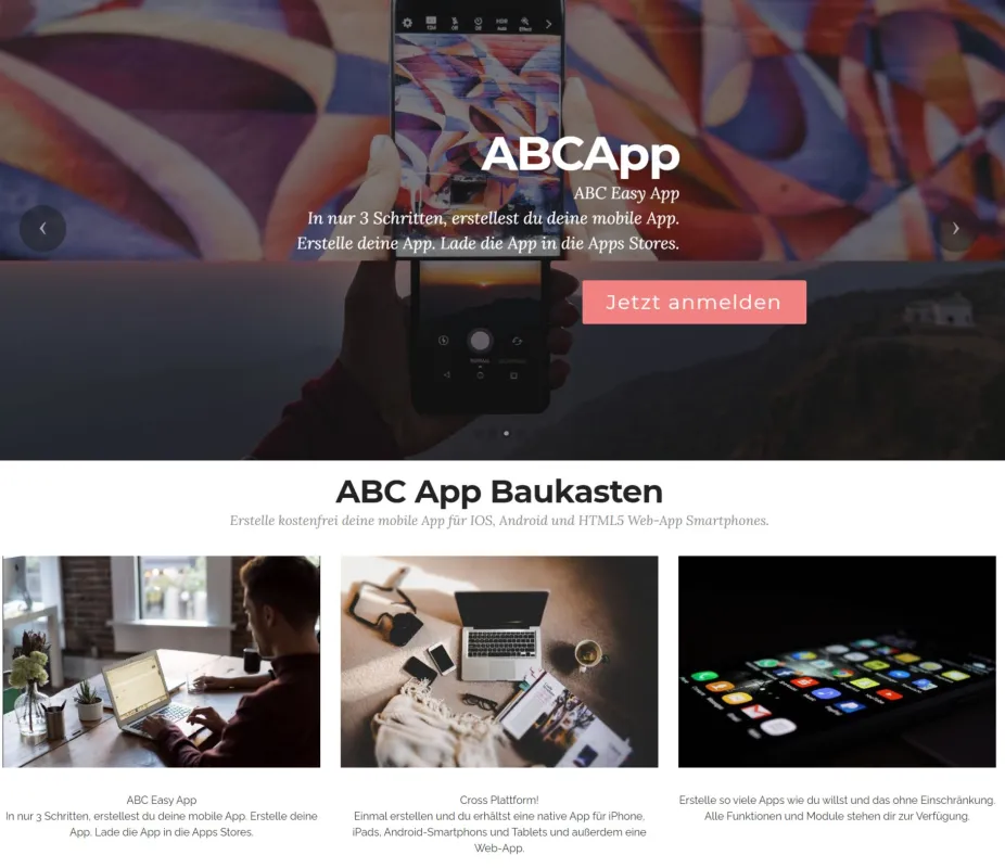 ABC App - App-Entwicklungstool (© ABCapp.org - poertner consulting)