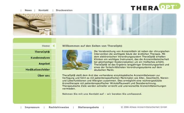 Bild: DESEO entwickelt CI und CD für TheraOpt®
