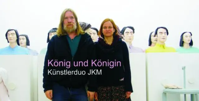 König und Königin im Marstall - Ausstellung vom Künstlerduo JKM - Einführung: Christoph Tannert, Berlin Bild: König und Königin im Marstall - Ausstellung vom Künstlerduo JKM - Einführung: Christoph Tannert, Berlin