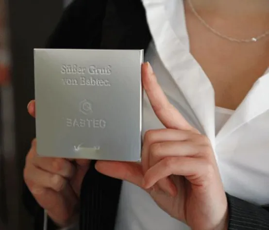 Bild: Softwarehaus Babtec macht Geschäftsstellen-Eröffnung zu süßem Genuss