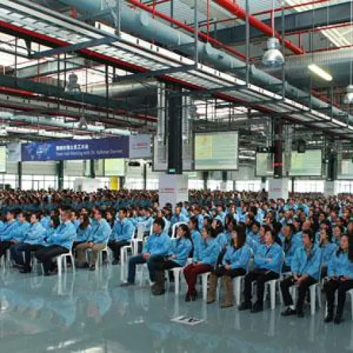 Bild: VOK DAMS China unterstützt Bosch beim TownHall Meeting 2013