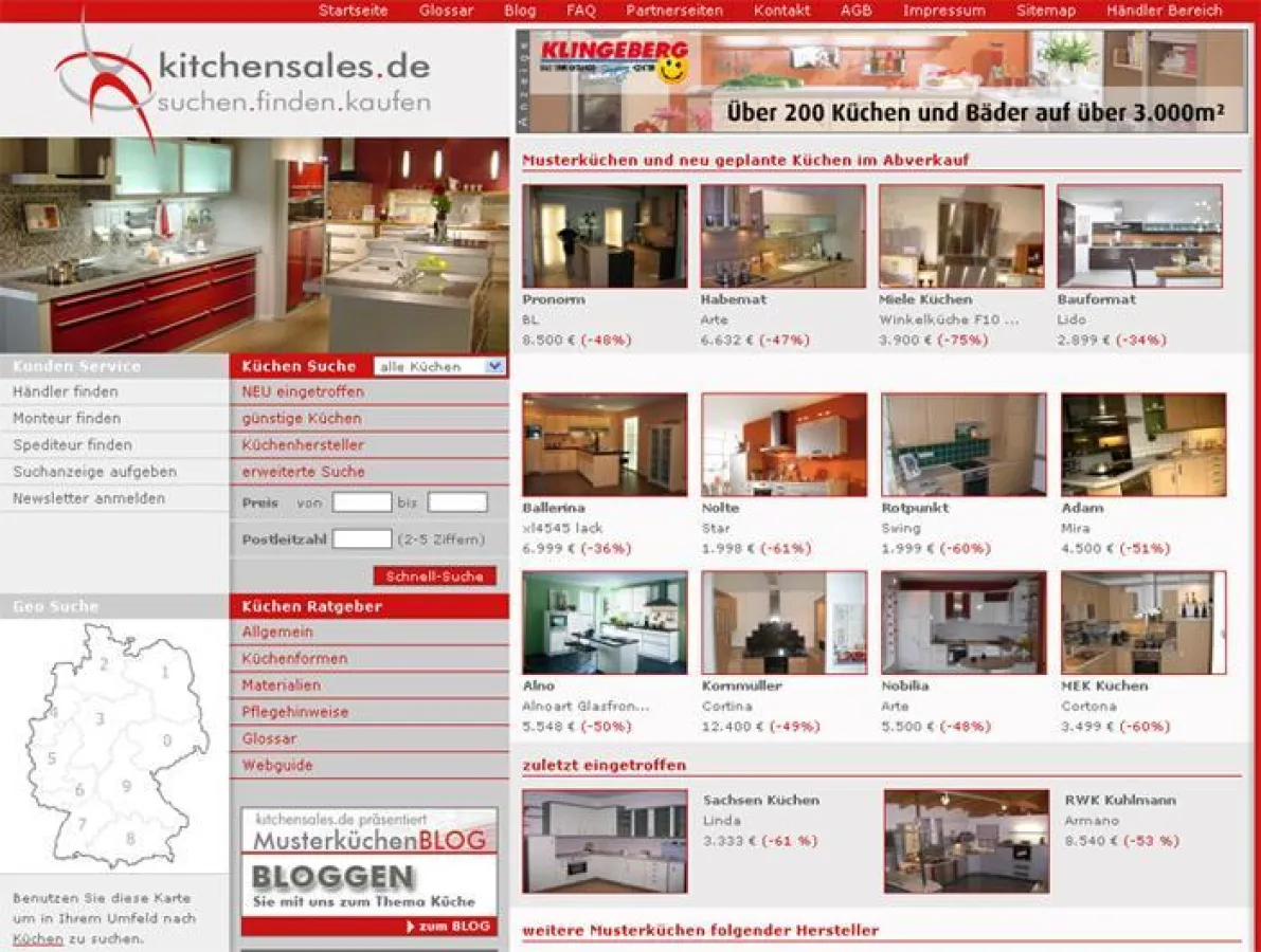 Musterküchenbörse kitchensales.de
