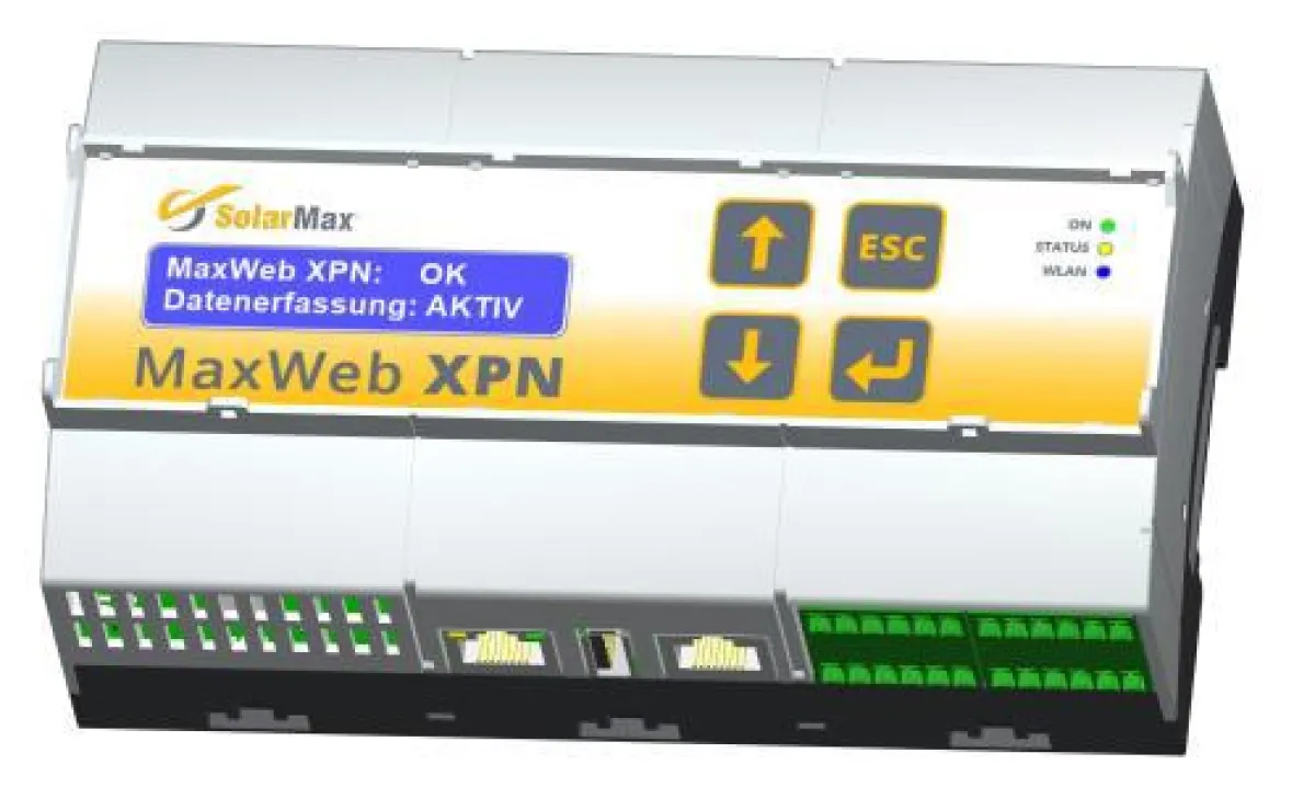 MaxWeb XPN: Selbstlernendes Energiemanagement und Datenlogger