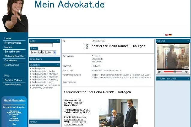 Die ideale Werbeplattform für Steuerberater und Wirtschaftsprüfer Bild: Die ideale Werbeplattform für Steuerberater und Wirtschaftsprüfer