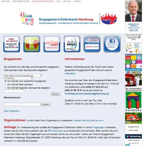 Bild: FreiwilligenBörseHamburg vernetzt sich bundesweit zugunsten des Gemeinwohls