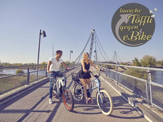 Bild: Tausche Töffli gegen E-Bike!