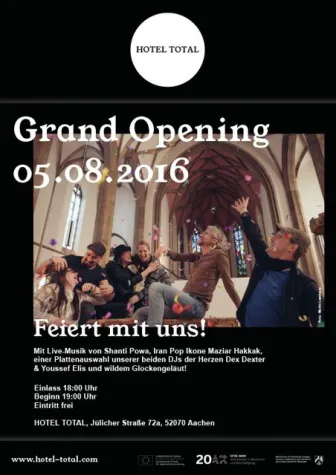 HOTEL TOTAL: Einladung zum GRAND OPENING Bild: HOTEL TOTAL: Einladung zum GRAND OPENING