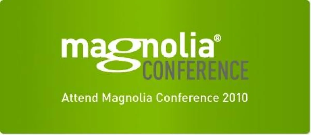 Anmeldungen zur Magnolia Konferenz 2010 werden unter www.magnolia-cms.com entgegen genommen.