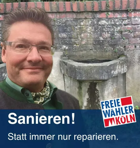 Bild: Köln/Raderberg: FREIER WÄHLER fordert Sanierung im Vorgebirgspark.