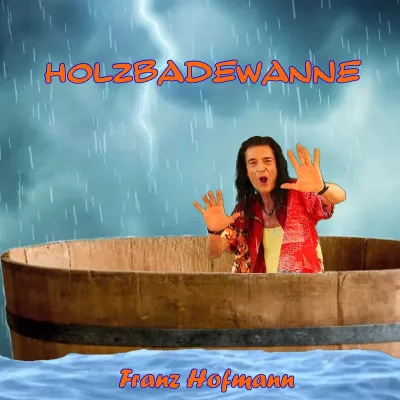 Bild: Franz Hofmann singt in seiner Holzbadewanne 