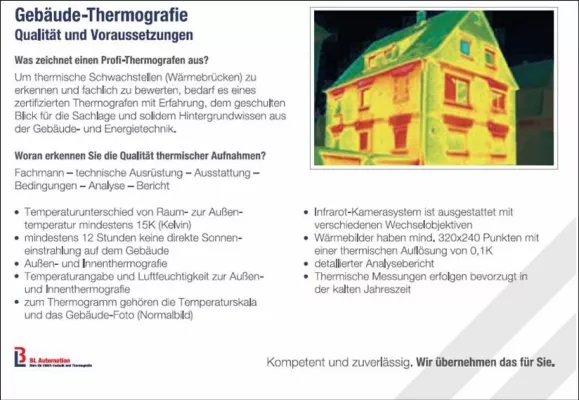 Bild: Thermografie - Qualität und Voraussetzung für Einsparpotenziale